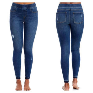 SPANX Distressed Raw Hem Skinny Jeans Jeggings Size Small